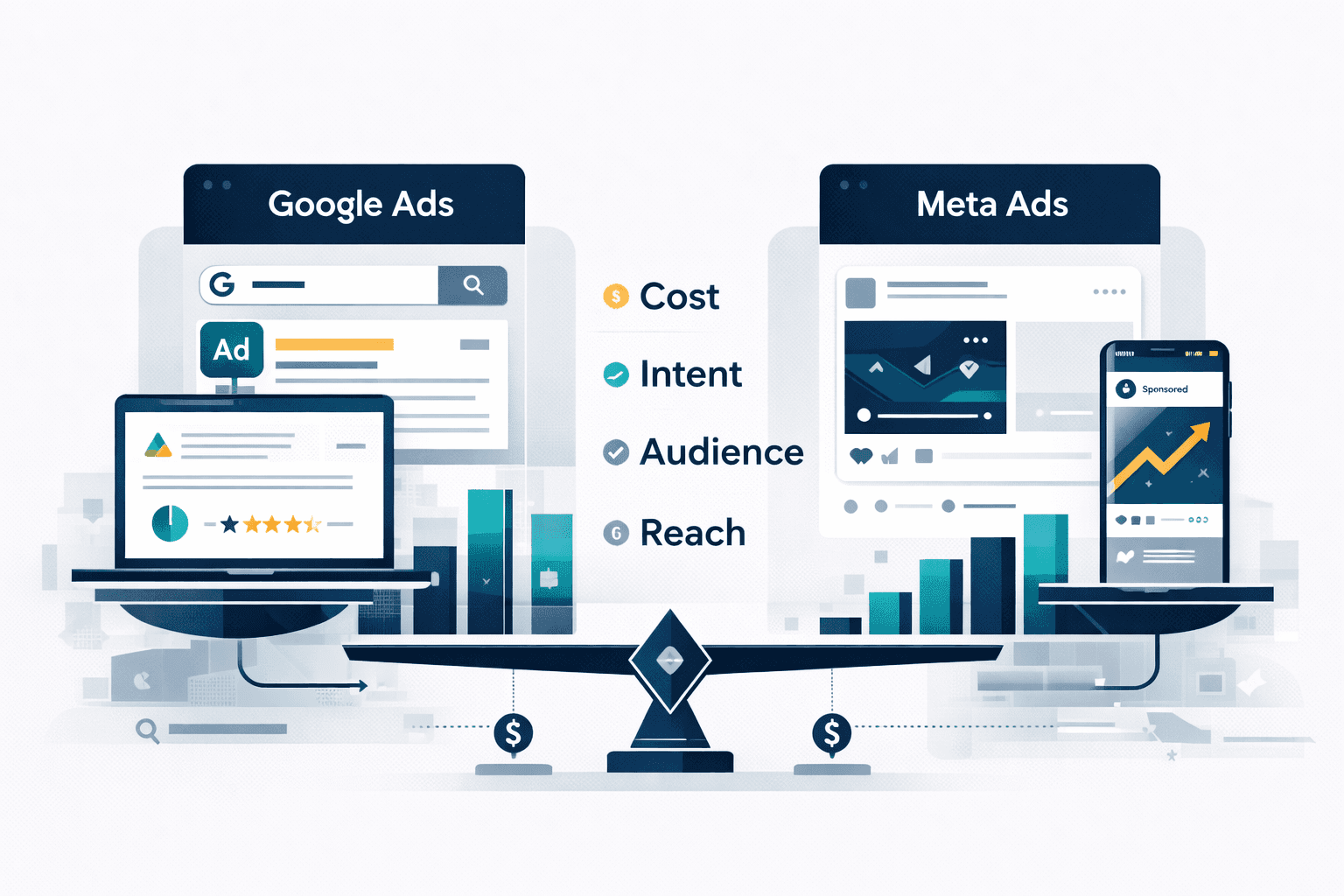 Google Ads vs Meta Ads: Where Should Service Businesses Spend?